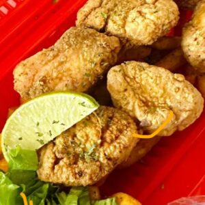 Deep Fried Grey Snapper Pieces